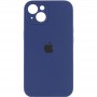 Чохол Silicone Case Full Camera Protective (AA) для Apple iPhone 13 (6.1") Синій / Deep navy / PVH