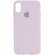 Чохол Silicone Case Full Protective (AA) для Apple iPhone XS Max (6.5") Бузковий / Lilac