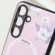 TPU+PC чохол Secret Garden with MagFit для Samsung Galaxy S24+ Pink