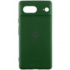 Чохол Silicone Cover Lakshmi Full Camera (AAA) with Logo для Google Pixel 8 Зелений / Cyprus Green
