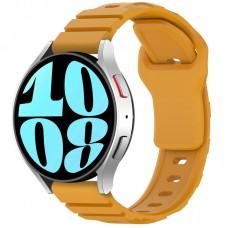 Силіконовий ремінець Defense для Smart Watch 20mm Dark Yellow