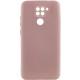 Чохол TPU GETMAN Liquid Silk Full Camera для Xiaomi Redmi Note 9 / Redmi 10X Рожевий / Pink Sand