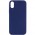 Чохол Silicone Case Full Protective (AA) NO LOGO для Apple iPhone X / XS (5.8") Синій / Deep navy