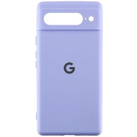 Чохол Silicone Cover Lakshmi Full Camera (AA) with logo для Google Pixel 7 Pro Бузковий / Dasheen