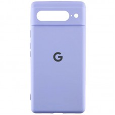 Чохол Silicone Cover Lakshmi Full Camera (AA) with logo для Google Pixel 7 Pro Бузковий / Dasheen