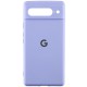 Чохол Silicone Cover Lakshmi Full Camera (AA) with logo для Google Pixel 7 Pro Бузковий / Dasheen
