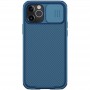 Карбонова накладка Nillkin CamShield Pro Magnetic для Apple iPhone 12 Pro Max (6.7") Синій