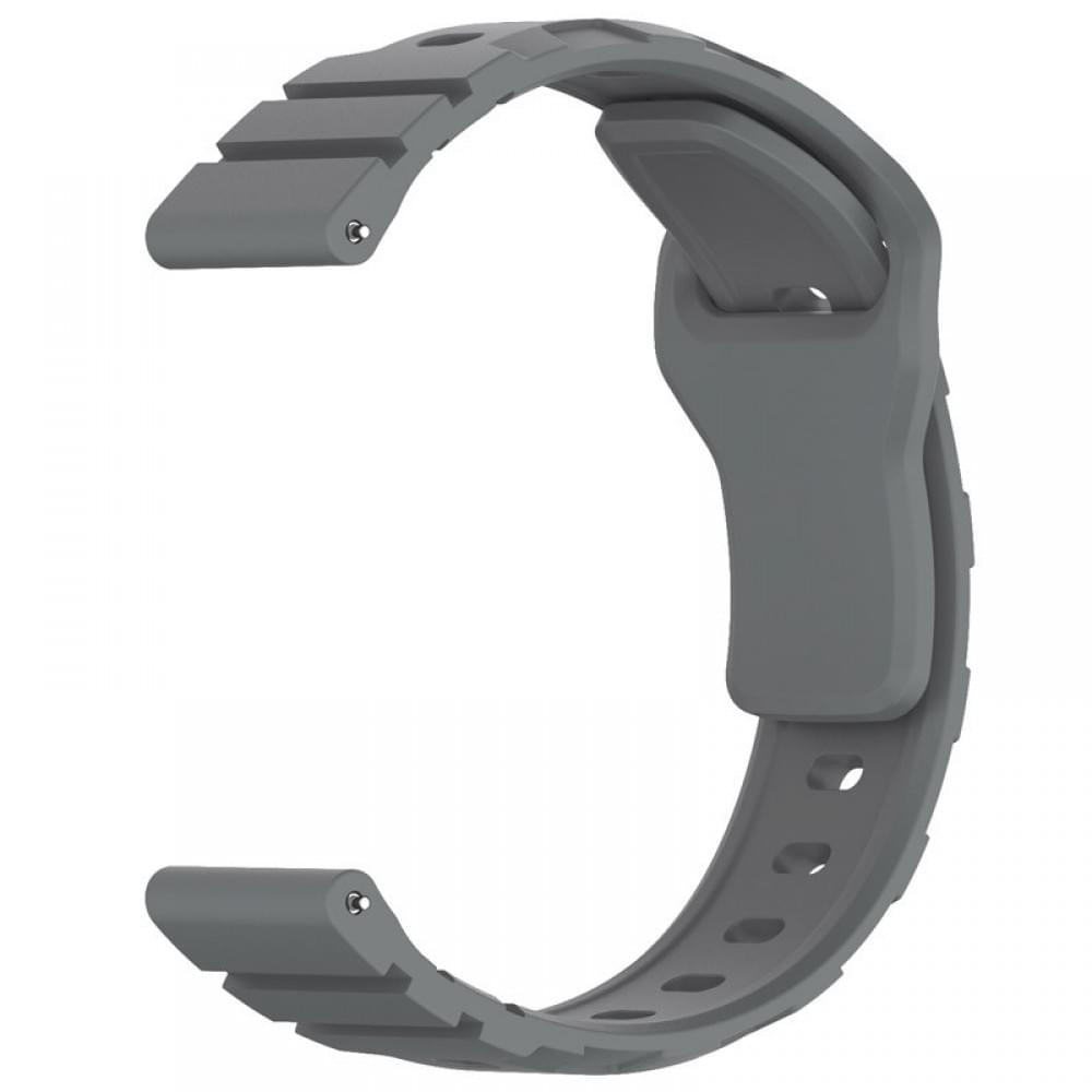 Силіконовий ремінець Defense для Smart Watch 22mm Grey