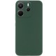Чохол Silicone Cover Ummi Lakshmi Full Camera (AA) для Xiaomi Redmi Note 14 4G (Europe version) Зелений / Dark green