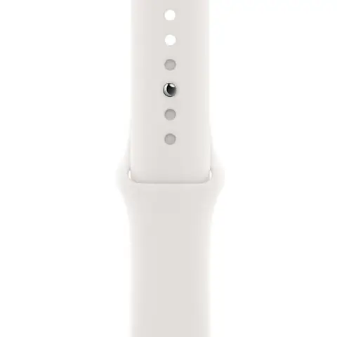 Силіконовий ремінець для Apple Watch 38/40/41/42mm(ser.10) Білий / White