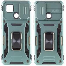 Ударостійкий чохол Camshield Army Ring для Xiaomi Redmi 9C / 10A Зелений / Light Green