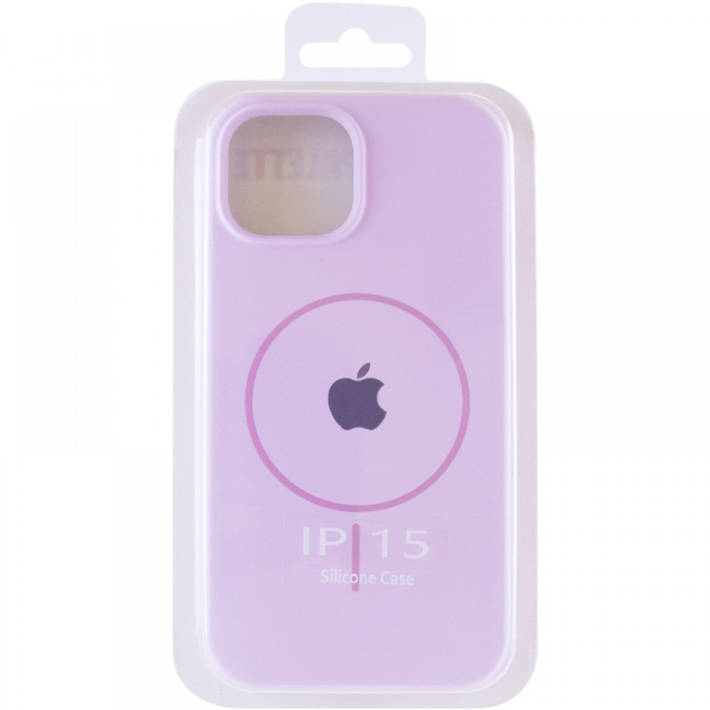 Чехол Silicone Case Full Protective (AA) with MagSafe для Apple iPhone 15 (6.1")