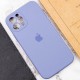 Чохол Silicone Case Full Camera Protective (AA) для Apple iPhone 12 Pro Max (6.7") Сірий / Lavender Gray