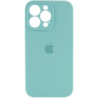 Чохол Silicone Case Full Camera Protective (AA) для Apple iPhone 16 Pro (6.3") Бірюзовий / Marine Green