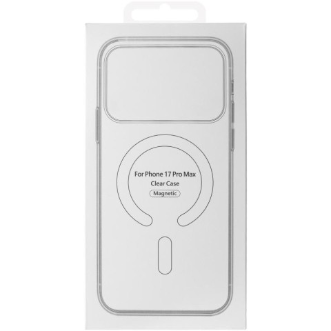 TPU+PC чохол Clear Garden with MagSafe для Apple iPhone 17 Pro (6.3") Blue Blossom