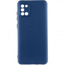 Чохол TPU GETMAN Liquid Silk Full Camera для Samsung Galaxy A31 Синій / Navy Blue