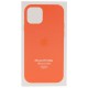 Чохол Silicone case (AAA) full with Magsafe and Animation для Apple iPhone 12 Pro Max (6.7") Помаранчевий / Pink citrus