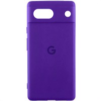 Чохол Silicone Cover Lakshmi Full Camera (AAA) with Logo для Google Pixel 7a Фіолетовий / Amethyst