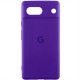 Чохол Silicone Cover Lakshmi Full Camera (AAA) with Logo для Google Pixel 7a Фіолетовий / Amethyst