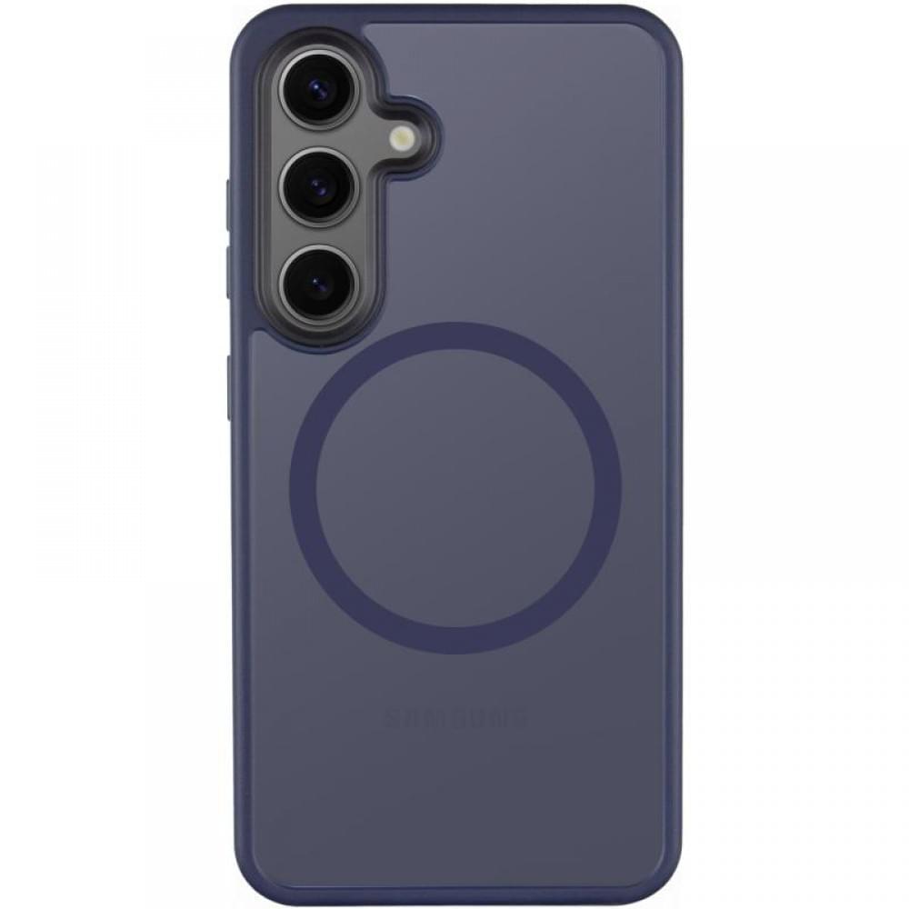 Чохол Ummi Colorful with MagSafe для Samsung Galaxy S25 Синій / Navy Blue