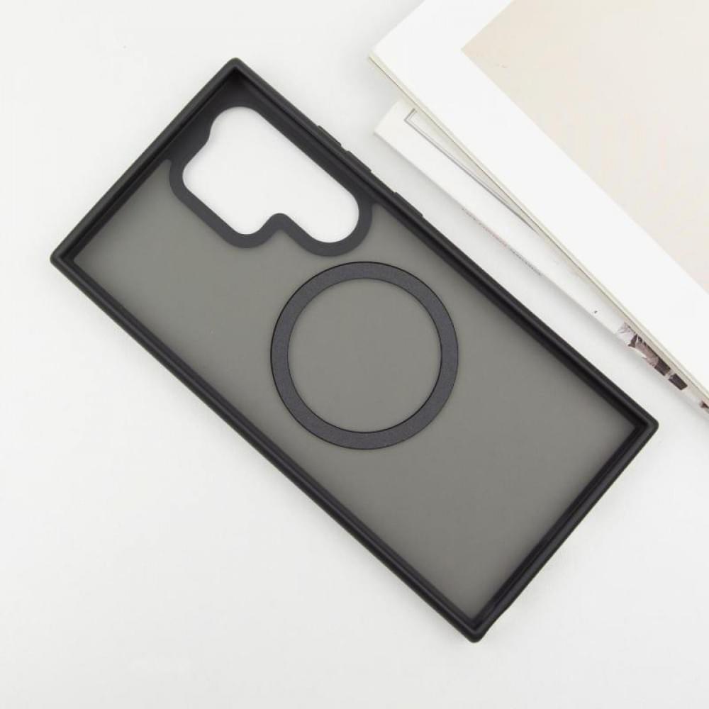 Чохол Ummi Colorful with MagSafe для Samsung Galaxy S25 Ultra Чорний / Black