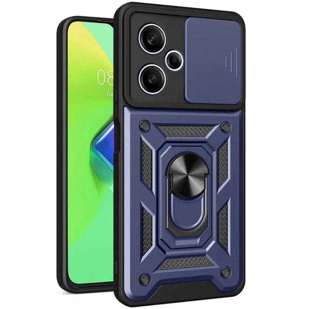 Чохол Ummi Camshield Serge Ring для Xiaomi Poco M6 Pro 5G Синій