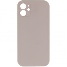 Silicone Case Square Full Camera Protective (AA) NOLOGO для Apple iPhone 11 (6.1") Сірий / Light Grey