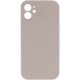Чохол Silicone Case Square Full Camera Protective (AA) NOLOGO для Apple iPhone 11 (6.1") Сірий / Light Grey