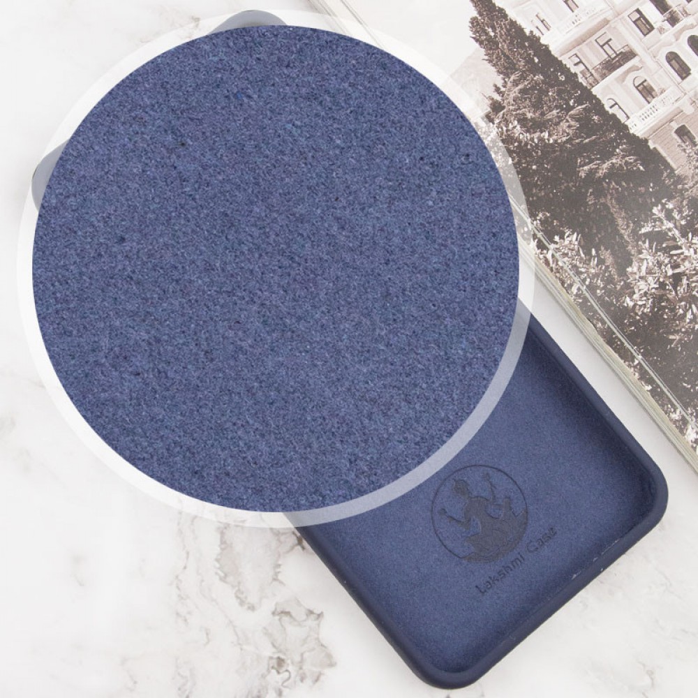 Чохол Silicone Cover Lakshmi Full Camera (AAA) with Logo для Xiaomi Redmi 13C / Poco C65 Темно-синій / Midnight blue