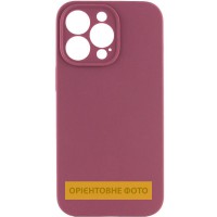 Чохол Silicone Case Full Camera Protective (AA) NO LOGO для Apple iPhone 17 (6.3") Бордовий / Plum