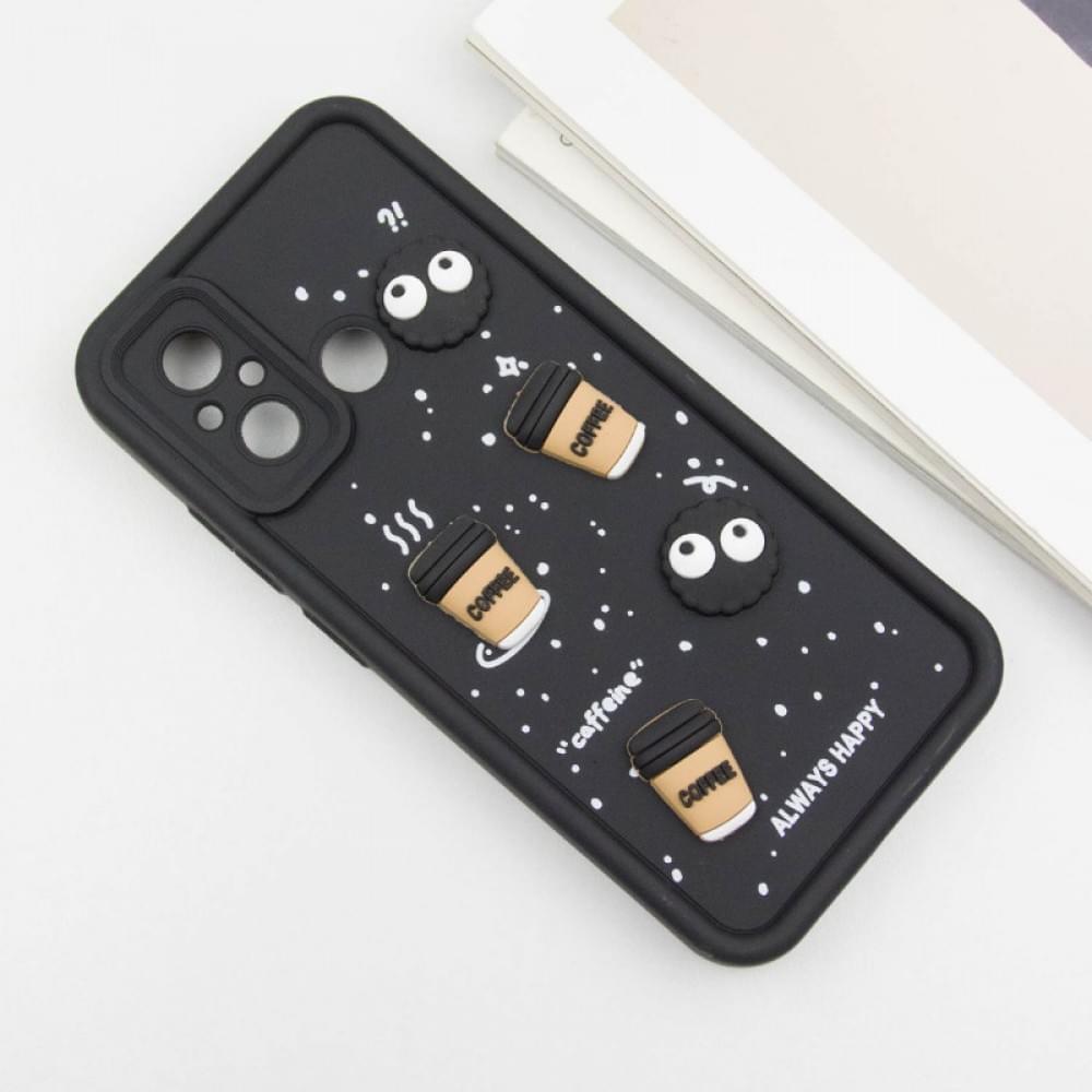 Чохол TPU Toys Case для Xiaomi Redmi 12C / Poco C55 Black / Always Happy