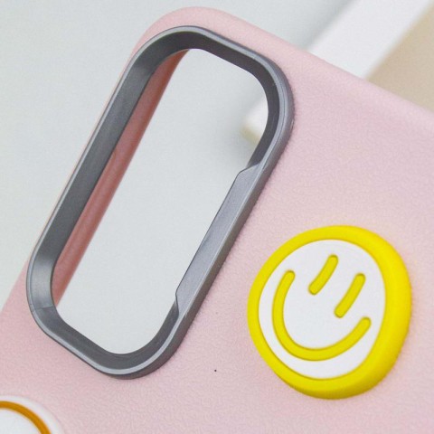 Чохол TPU Leather Toys для Samsung Galaxy S24 FE Capybara / Pink