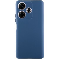 Чохол TPU GETMAN Liquid Silk Full Camera для Xiaomi Redmi 13 4G / Poco M6 4G Синій / Navy Blue
