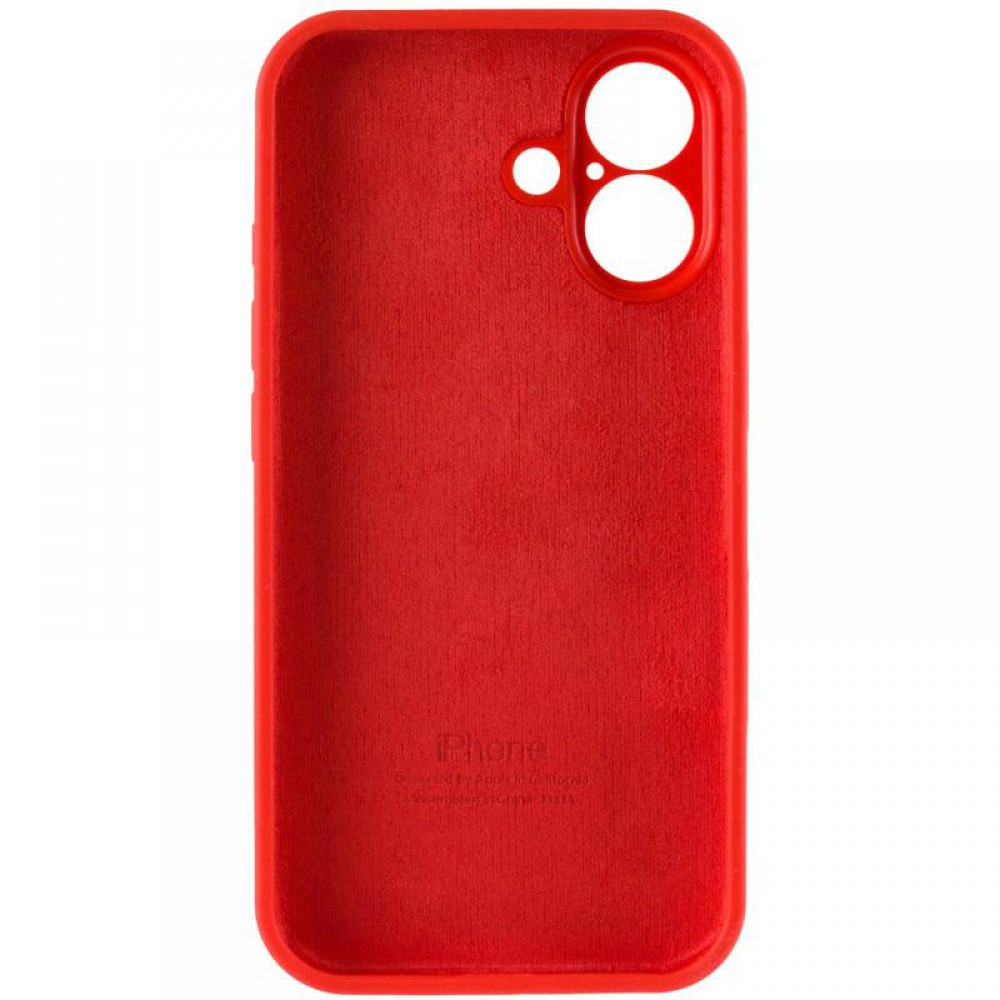Чохол Silicone Case Full Camera Protective (AA) для Apple iPhone 17 (6.3") Червоний / Red