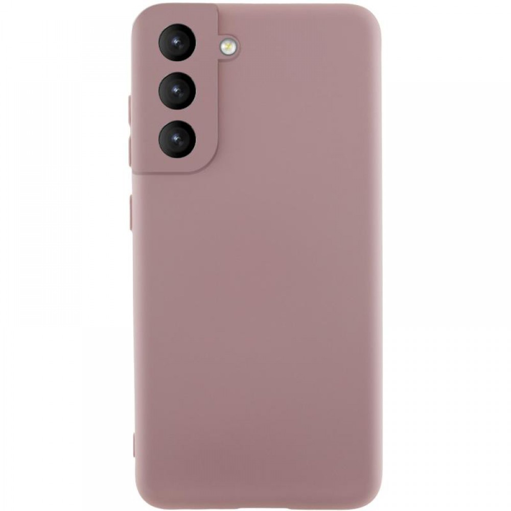 Чохол Silicone Cover Ummi Lakshmi Full Camera (AA) для Samsung Galaxy S21 FE Рожевий / Pink Sand