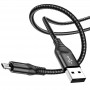 Дата кабель Borofone BX56 Delightful USB to Micro-USB (1m) Black