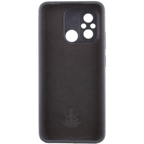 Чохол Silicone Cover Lakshmi Full Camera (AAA) для Xiaomi Redmi 12C Чорний / Black