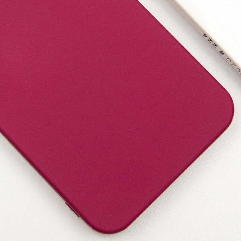Чохол TPU GETMAN Liquid Silk Full Camera для Samsung Galaxy S23 Бордовий / Marsala