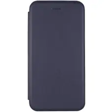 Шкіряний чохол-книжка Classy для Xiaomi Poco M7 4G Темно-синій