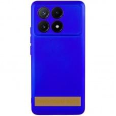 Чохол TPU GETMAN Liquid Silk Full Camera для Xiaomi Poco X6 / Note 13 Pro 5G Синій / Iris