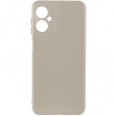Чохол TPU GETMAN Liquid Silk Full Camera для Motorola Moto G14 Песочный / Sand