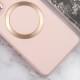 TPU чохол Bonbon Metal Style with MagSafe для Samsung Galaxy A25 5G Рожевий / Light Pink