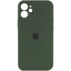 Чохол Silicone Case Full Camera Protective (AA) для Apple iPhone 12 mini (5.4") Зелений / Cyprus Green