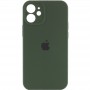 Чохол Silicone Case Full Camera Protective (AA) для Apple iPhone 12 mini (5.4") Зелений / Cyprus Green