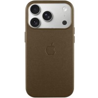 Чохол шкіряний Leather Case (AA) with MagSafe and Animation для Apple iPhone 17 Pro Max (6.9") Coffee