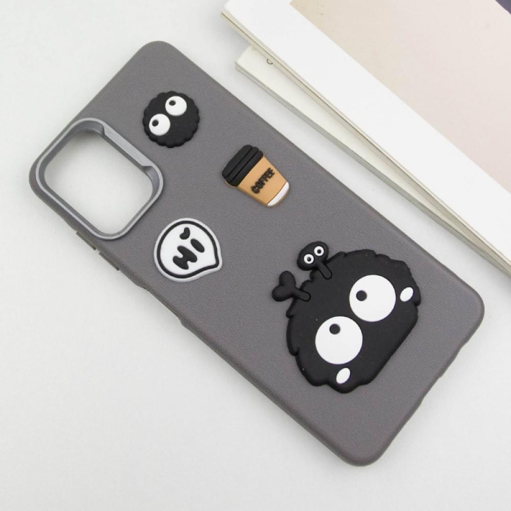 Чохол TPU Leather Toys для Samsung Galaxy A06 Monster / Grey