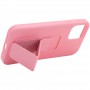 Чохол Silicone Case Hand Holder для Apple iPhone 12 Pro Max (6.7") Рожевий / Pink