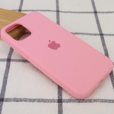 Чохол Silicone Case Full Protective (AA) для Apple iPhone 13 (6.1") Рожевий / Light pink