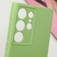 Чохол TPU GETMAN Liquid Silk Full Camera для Samsung Galaxy S24 Ultra Зелений / Pistachio