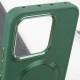 TPU чохол Bonbon Metal Style with MagSafe для Xiaomi 14 Pro Зелений / Army Green